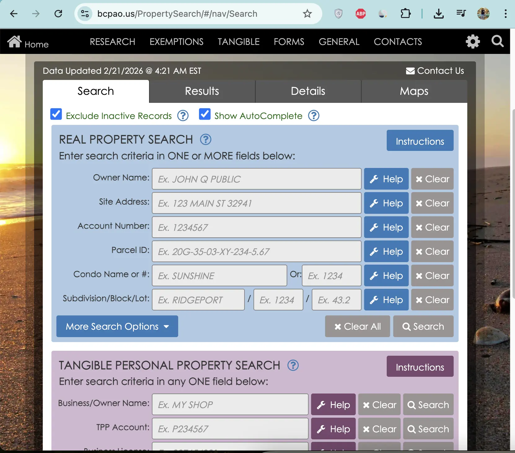 brevard county property appraisers search